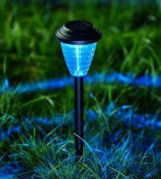 Zápichová solární lampa – RGB LED – 9 x 36 cm – měnící barvu