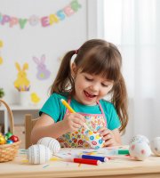 Velikonoční sada na barvení vajec s fixem – 6 ks / balení