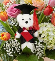 Dárek - Medvídek pro absolventa - 13 cm