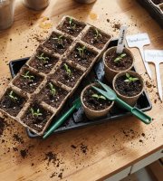 Sada na pěstování sazenic – 66 ks – 35,4 x 23,7 x 6,1 cm