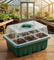 Sada na pěstování sazenic s víkem - 18,5 x 14,5 x 11 cm