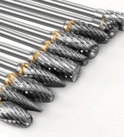 Sada 10 ks wolframkarbidových profilových fréz