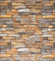 Tapeta s cihlovým efektem Šedožlutá