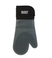 Baker's Secret – kuchyňská rukavice na pečení – silikon – 38,5 cm – šedá