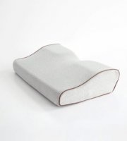Ergonomický polštář z paměťové pěny šedý