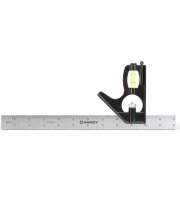 Úhloměr s pravítkem – 305 x 115 x 15 mm – kov