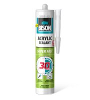 Bison 30minutový akrylový tmel, bílý, 300 ml