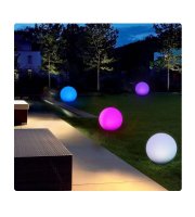 Voděodolná LED zahradní lampa s dálkovým ovladačem