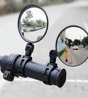 2 ks Nastavitelná a otočná cyklistická zpětná zrcátka