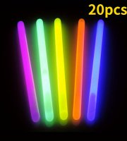 20 ks svítících světelných tyčinek na noční rybolov – zvyšte úlovek s fluorescenčními světelnými tyčinkami