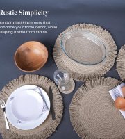 Elegantní jednobarevná papírová stolní podložka