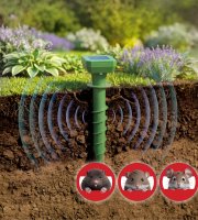 Zapuštěný solární odpuzovač škůdců – 80 mAh – 500 m2 – IP44
