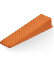 Plastová vyrovnávací klínová sada – 1–15 mm – oranžová – 100 ks / balení
