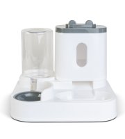 Automatické krmítko a napáječka pro domácí zvířata – 1000 ml vody – 2300 ml krmiva