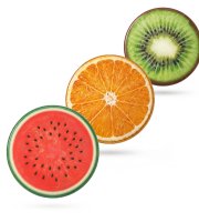 Chladicí podložka pro domácí zvířata – kiwi, pomeranč, meloun – 50 cm