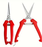 1 ks Prémiové ergonomické zahradnické nůžky z nerezové oceli