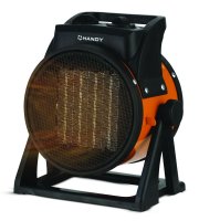 Dílenský ohřívač - PTC - 1000 / 2000 W - oranžová/černá