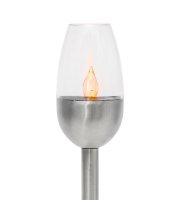 Home MX816 solární zahradní lampa, 12 ks displej, plast, 1 ks teple bílá LED, venkovní, vnitřní